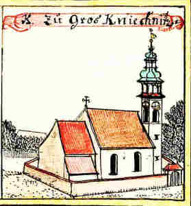 K. zu Gros Kniechnitz - Kościół, widok ogólny